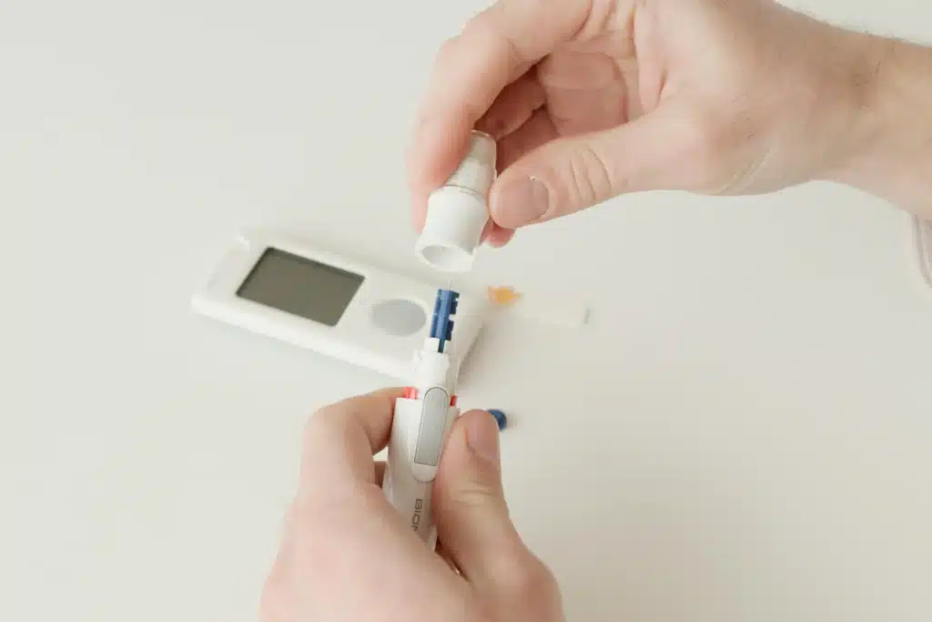 Sterile instruments prepared for diabetic ulcer debridement